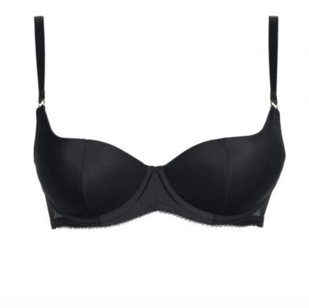 L'agent Agent Provocateur Black Penelope Bra | Satin | Mesh | 34B